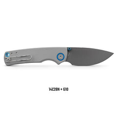 VOSPORCUPINE- Top Liner Lock (2.99" 14C28N Blade & G10 Handle)